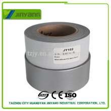 Reflective powder made high visibility fabric tape